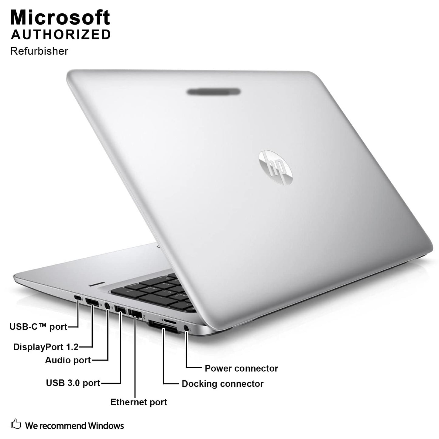 HP Elitebook 850 G3 Core i7 -6600U, 16 Go Ram, 512 Go SSD, 15,6''