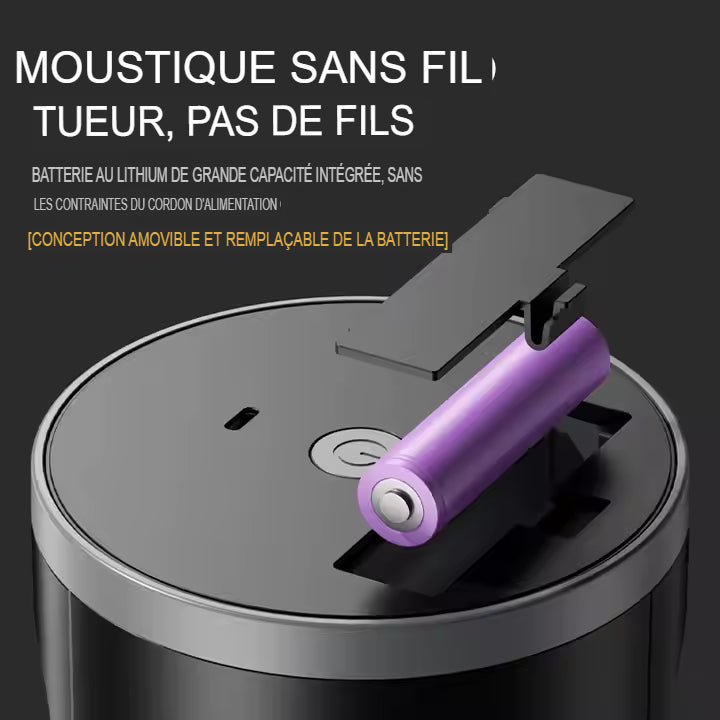lampe anti moustique idéal pour chambre Camping en plein air Portable couleur noire prêt à expédier