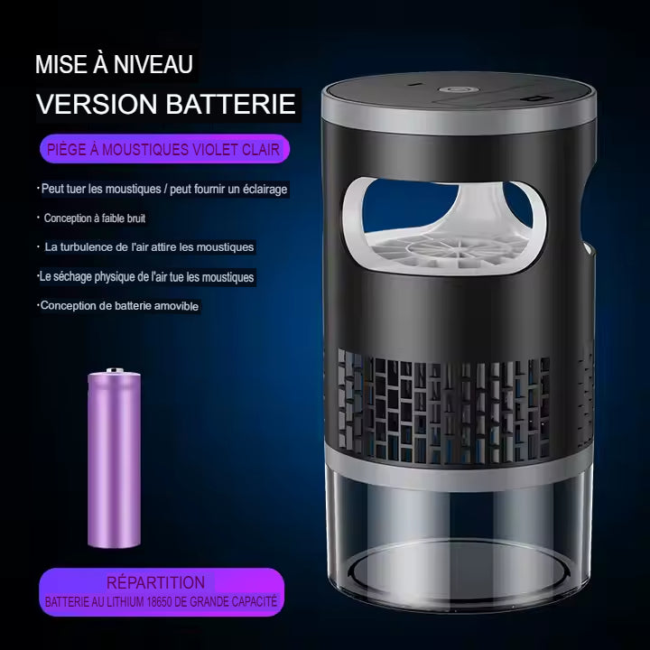 lampe anti moustique idéal pour chambre Camping en plein air Portable couleur noire prêt à expédier