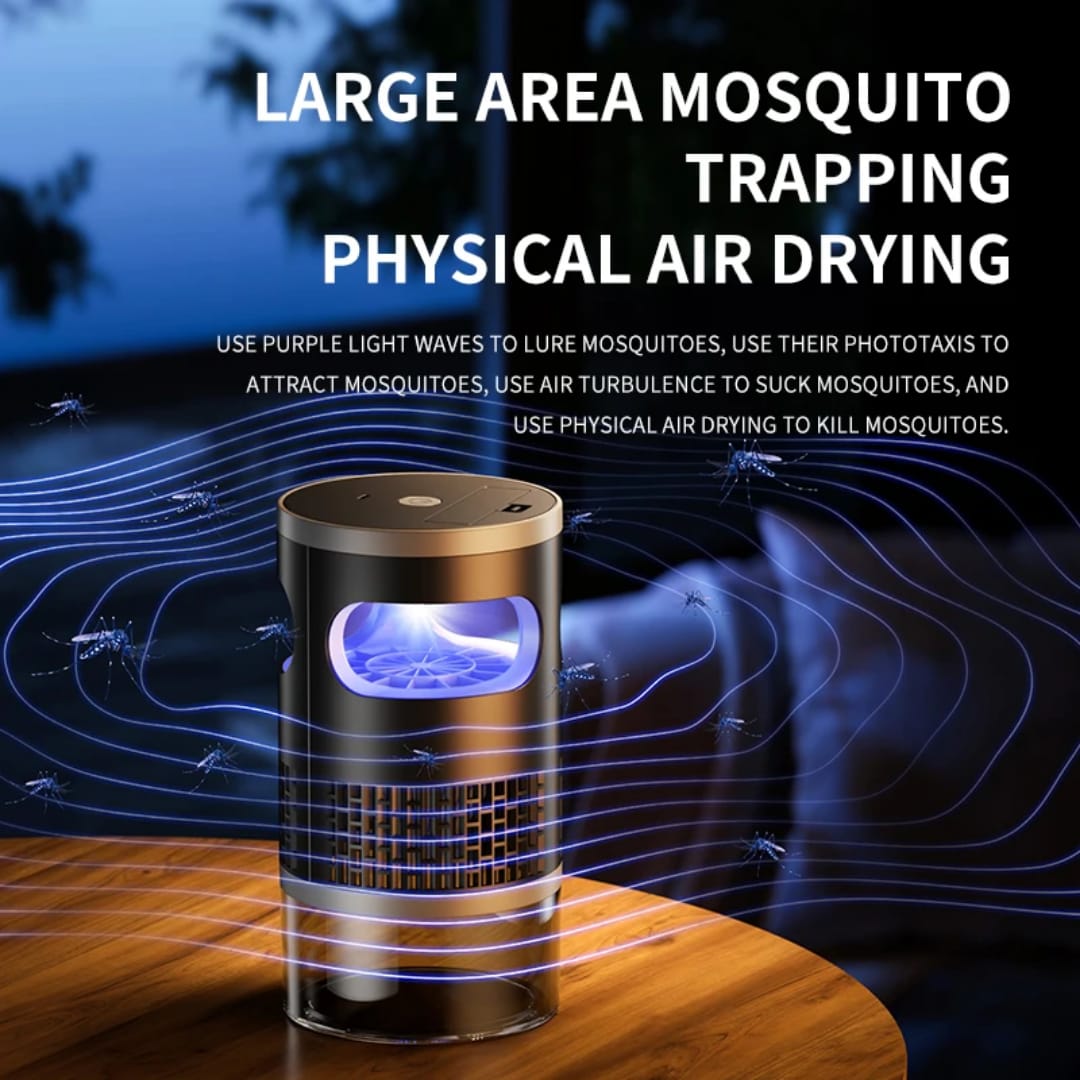 lampe anti moustique idéal pour chambre Camping en plein air Portable couleur noire prêt à expédier