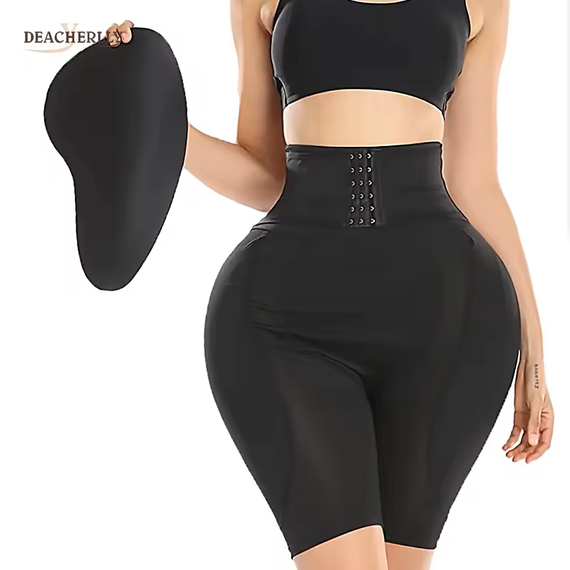 culotte taille haute rembourrée pour femme, rehausseur de fesses et hanches, contrôle du ventre